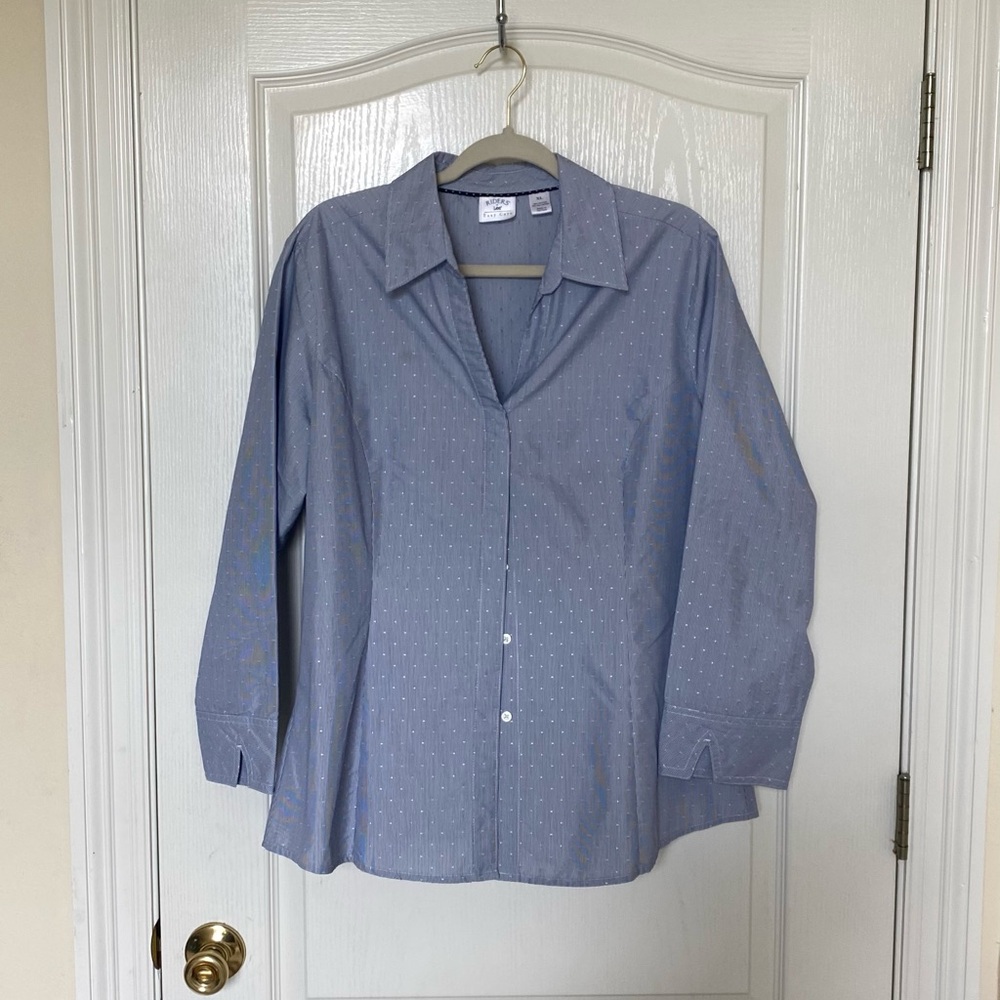 Riders by Lee Blue Top with White Accents